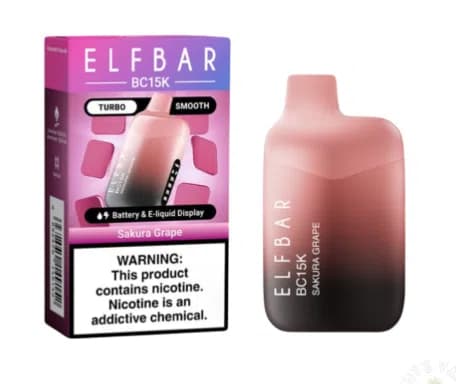 ElfBar BC15K Sakura Grape — imagem 2