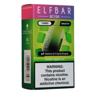 ElfBar BC15K Green Apple Ice — imagem 2