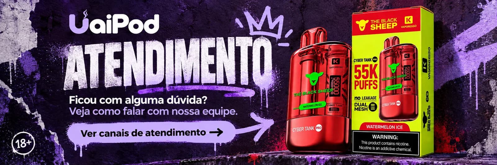 Canais de atendimento